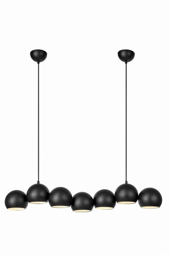 Lampa wisząca CUPOLO Czarny 7xE14 108860 Markslojd