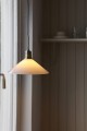 Lampa wisząca VELA Mosiądz antyczny, biały 1xE27 108867 Markslojd
