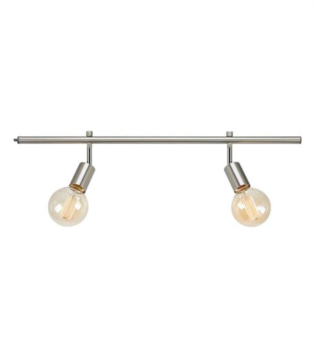 Lampa sufitowa z reflektorkami EXPAND 2L 70cm E27 Cylinder Steel 107543 Markslojd
