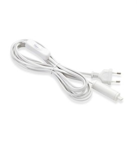 Kabel startowy EXPAND 3,5m Wallplug+Switch White 107523 Markslojd