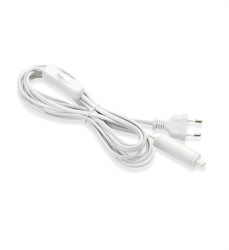 Kabel startowy EXPAND 3,5m Wallplug+Switch White 107523 Markslojd