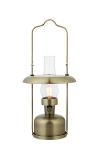 Lampa stołowa FANOS Antique Brass LED 1800K  108894 Markslojd