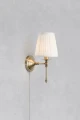 Kinkiet ścienny MANOR E14 White, Antique Brass 108968 Markslojd