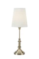 Lampa stołowa NOBLE E27 Offwhite, Antique Brass 108970 Markslojd