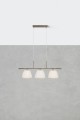 Lampa wisząca OXFORD E14 Offwhite, Antique Brass 108975 Markslojd