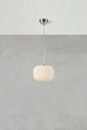 Lampa wisząca SOBER E27 White, Satin Nickel 109008 Markslojd