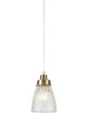 Lampa wisząca BELLIS E14 Clear, Antique Brass 109010 Markslojd