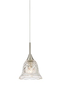 Lampa wisząca LUNA E14 Clear, Satin Nickel 109012 Markslojd
