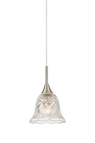 Lampa wisząca LUNA E14 Clear, Satin Nickel 109012 Markslojd