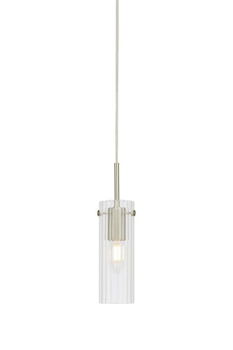Lampa wisząca TIBIA E14 Clear, Satin Nickel 109013 Markslojd