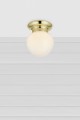 Lampa sufitowa RONDA E27 White, Brass 109030 Markslojd