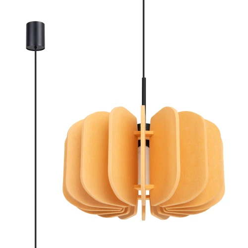 Lampa wisząca MULA 45 żółta SL.1861 Sollux