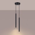 Lampa wisząca ARCHE 2P czarna SL.1867 Sollux