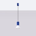 Lampa wisząca ESTRIA 1 biała/ultramaryna SL.1874 Sollux