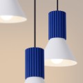 Lampa wisząca ESTRIA 3P biała/ultramaryna SL.1875 Sollux