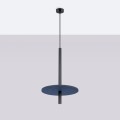 Lampa wisząca FELTRO 1 czarna/granatowa SL.1881 Sollux