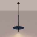 Lampa wisząca FELTRO 1 czarna/granatowa SL.1881 Sollux