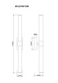 Kinkiet łazienkowy EDDIE nad lustro, LED 1067lm 3000K IP44 WL32186/12W Zuma Line