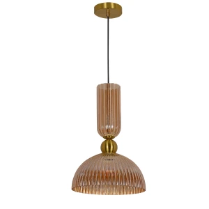 Piega 1 wisząca duża Bursztynowa LP-939/1P amber Light Prestige