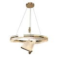 Lampa wisząca Marissa Cristal złota LED CCT LP-2515/1P Cristal GD Light Prestige