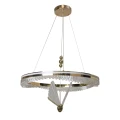 Lampa wisząca Marissa Cristal złota LED CCT LP-2515/1P Cristal GD Light Prestige