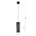 Lampa wisząca Aeris dymna LED CCT LP-2137/1P SM Light Prestige