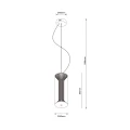 Lampa wisząca Aeris dymna LED CCT LP-2137/1P SM Light Prestige