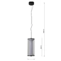 Lampa wisząca Aeris transparentna LED CCT LP-2137/1P TR Light Prestige