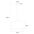 Lampa wisząca K-4320 z serii SIMONE BLACK | KAJA