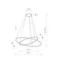 Lampy wiszące CIRCOLO POWER LED 67W Biały 11646 Nowodvorski