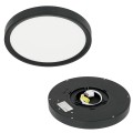 Plafon LED MAQ lampa sufitowa 18W czarny średnica 23cm zmiana barwy światła