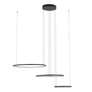 Lampy wiszące CIRCOLO POWER LED 85W Czarny 11648 Nowodvorski