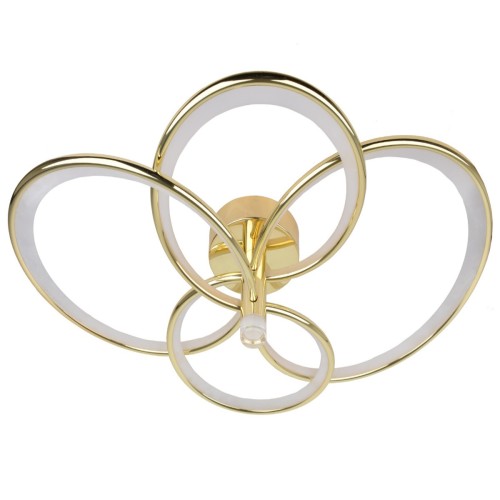 Azina 4 Plafon złota LED LP-4852/4C GD Light Prestige