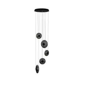 Lampa wisząca ANDORA PENDANT 5 3-STEP DIMM SMOKY AZ6887 AZzardo