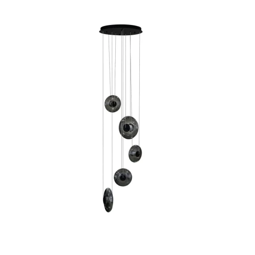 Lampa wisząca ANDORA PENDANT 5 3-STEP DIMM SMOKY AZ6887 AZzardo