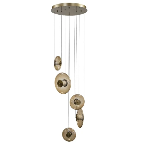 Lampa wisząca ANDORA PENDANT 5 3-STEP DIMM AMBER AZ6886 AZzardo