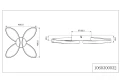 C241060002 ROSENTRA LAMPA SUFITOWA CZARNA/BLACK Zuma Line