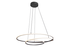 P240842601 ZEPHYRA LAMPA WISZĄCA CZARNA/BLACK Zuma Line