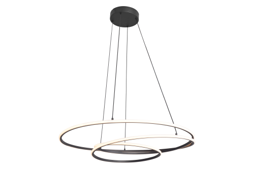 P240842601 ZEPHYRA LAMPA WISZĄCA CZARNA/BLACK Zuma Line