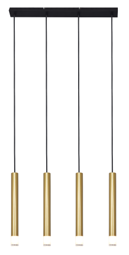 P241125804GD VELIC LAMPA WISZĄCA ZŁOTA+CZARNA/GOLD+BLACK Zuma Line
