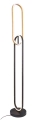 F241145502 RAVON LAMPA PODŁOGOWA ZŁOTA+CZARNA/GOLD+BLACK Zuma Line