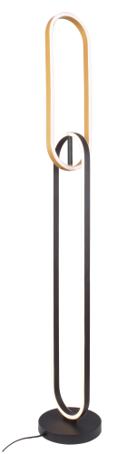 F241145502 RAVON LAMPA PODŁOGOWA ZŁOTA+CZARNA/GOLD+BLACK Zuma Line