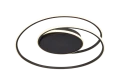 C240842601 ZEPHYRA LAMPA SUFITOWA CZARNA/BLACK Zuma Line