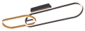 C241145502A RAVON LAMPA SUFITOWA ZŁOTA+CZARNA/GOLD+BLACK Zuma Line