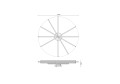MS203650 LUNARA LAMPA SUFITOWA CZARNA/BLACK Zuma Line