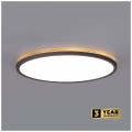 Plafon lampa sufitowa NIVERA okrągła czarna LED 32W 3CCT IP54 Kobi