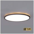 Plafon lampa sufitowa NIVERA okrągła czarna LED 18W 3CCT LX IP54 czujnik ruchu i zmierzchu Kobi