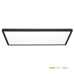 Plafon lampa sufitowa NIVERA prostokątna czarna LED 32W 3CCT  IP54 Kobi