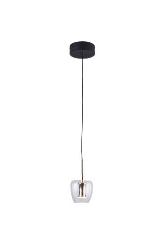 MD2291-1A-3BGN NELSON LAMPA WISZĄCA CZARNO-ZŁOTA/BLACK-GOLD Zuma Line