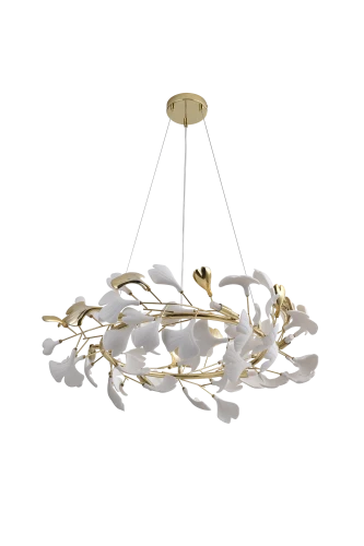 MD2858-6AS-G LEAF LAMPA WISZĄCA ZŁOTA\GOLD Zuma Line